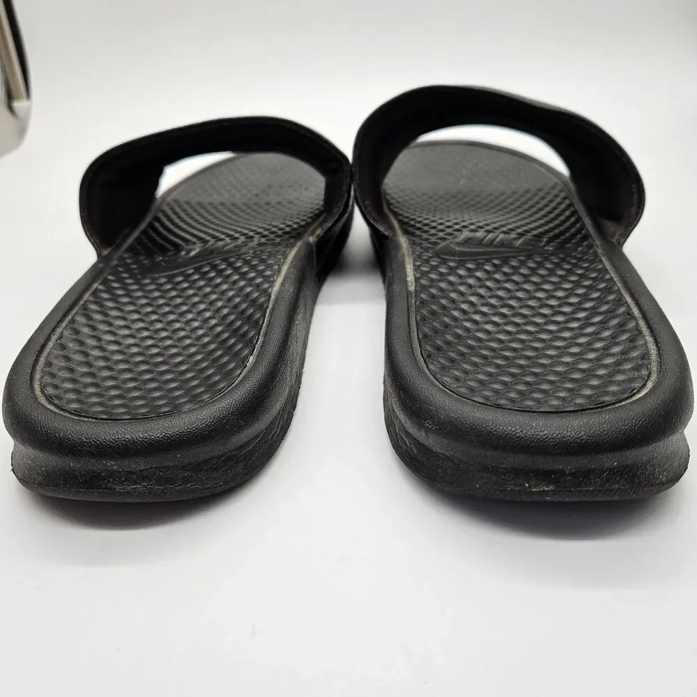 Nike Benassi JDI Black Slides Men's Sandals 343880-001 Size 11 Comfort Beach